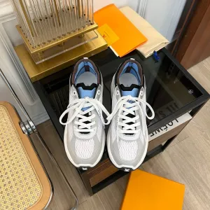 Vuitton SNEAKER BLUE Localized shipping Local delivery 55 Louis RUN