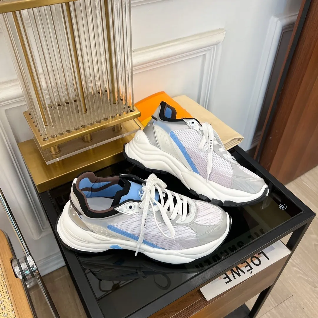 Vuitton SNEAKER BLUE Localized shipping Local delivery 55 Louis RUN