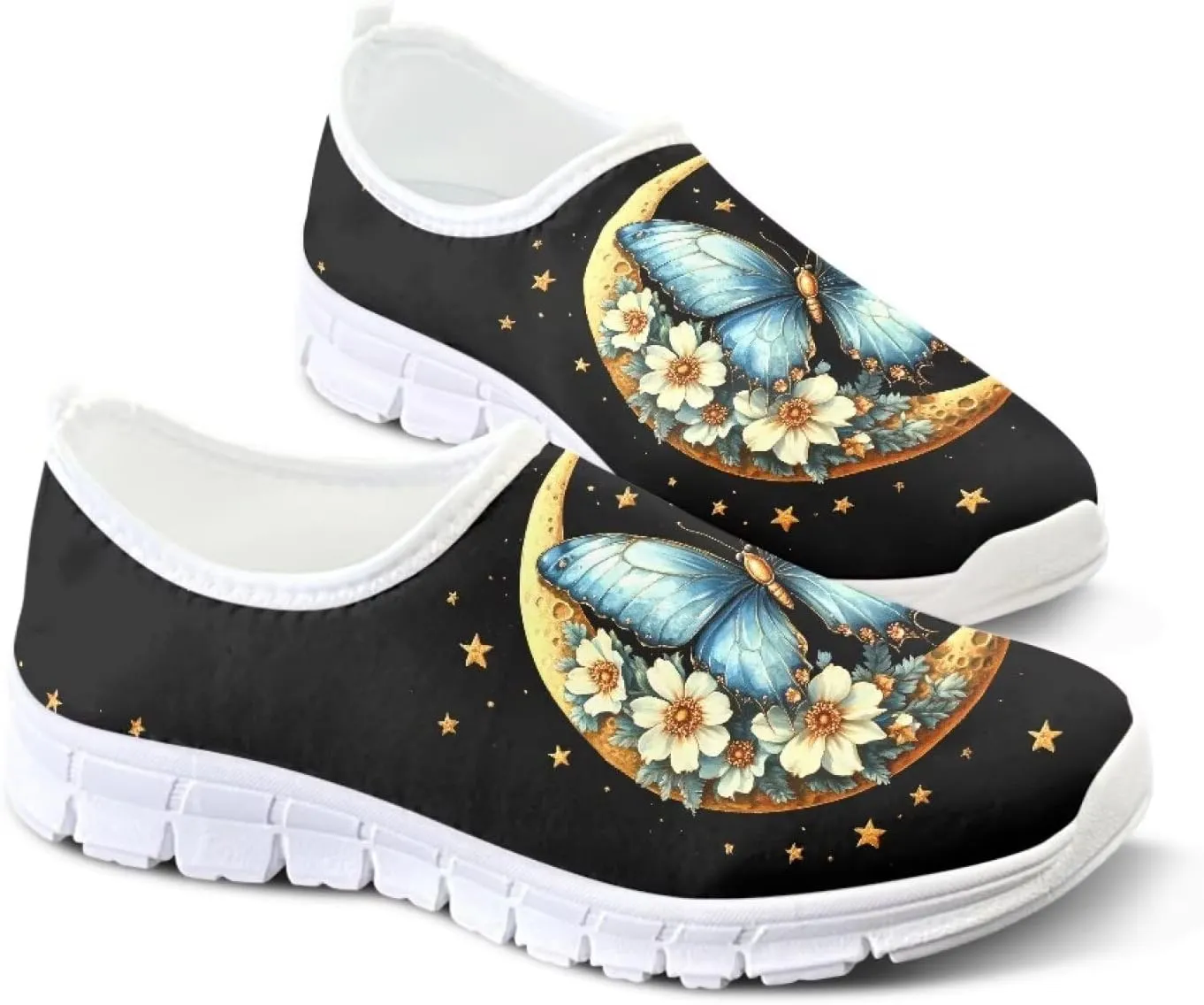Walking Shoes for Womens Slip on Loafers Tennis Shoes Casual Mesh Running Sneakers