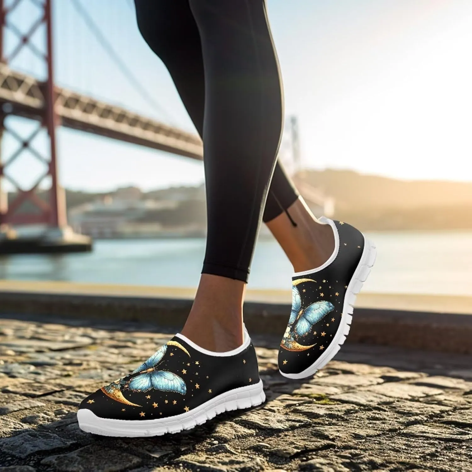 Walking Shoes for Womens Slip on Loafers Tennis Shoes Casual Mesh Running Sneakers