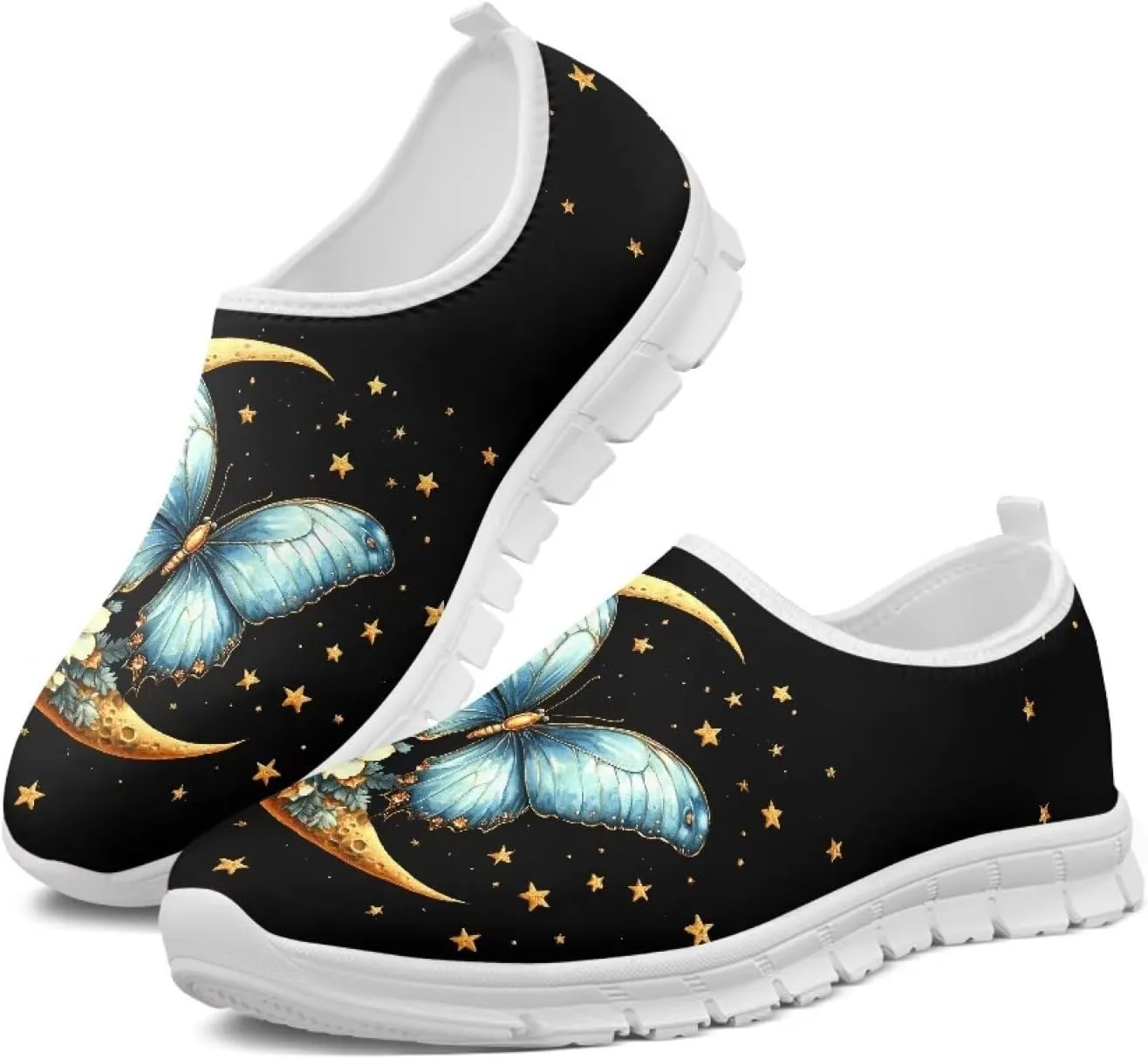 Walking Shoes for Womens Slip on Loafers Tennis Shoes Casual Mesh Running Sneakers