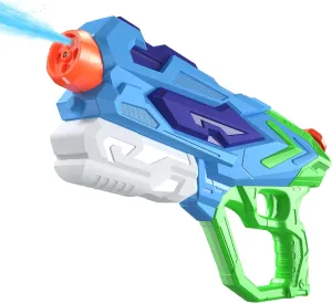 Water Gun for Kids, Super Squirt Guns Water Soaker Blaster - 4 Shooting Modes Switch - 26 Ft Long Shooting Range - Quick Refill - Summer Water Toys Gun for Boys Girls Adults Outdoor Pool/Garden