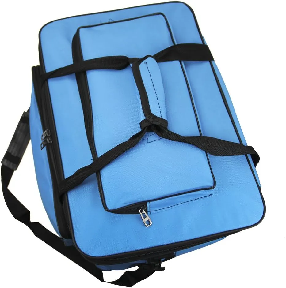 Waterproof Art/Craft Supplies Storage Tote Bag Artist Travel Portfolio Carrying Bag Case Painting Box Large Messenger Bag for Painting Brushes Pencils Palette Paints Sketchbook