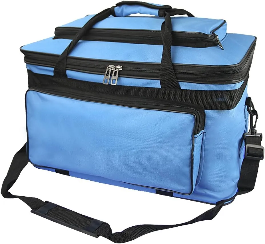 Waterproof Art/Craft Supplies Storage Tote Bag Artist Travel Portfolio Carrying Bag Case Painting Box Large Messenger Bag for Painting Brushes Pencils Palette Paints Sketchbook