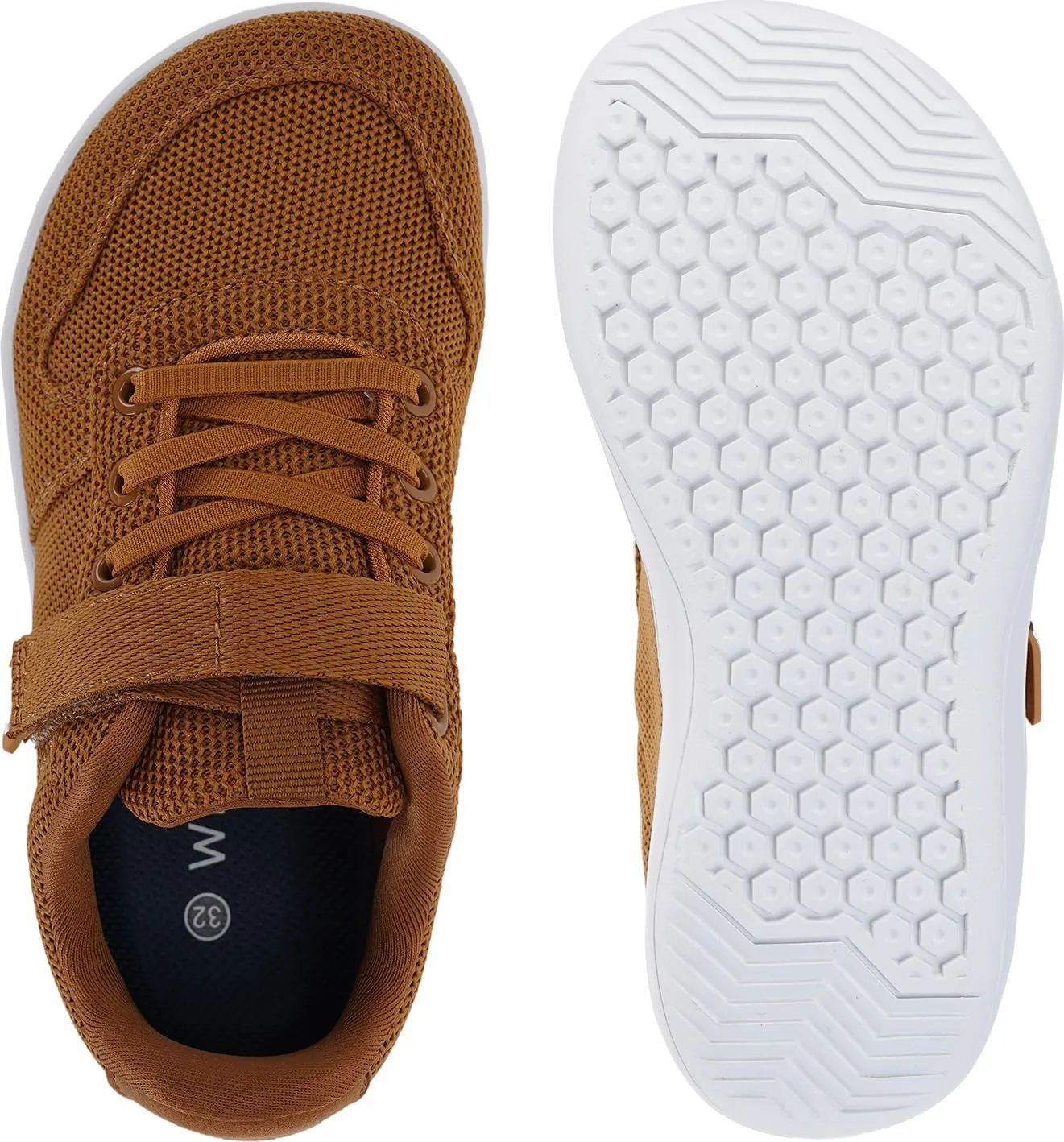 WHITIN Little/Big Kids Minimalist Barefoot Shoes   Zero Drop   Wide Sneaker for Boys/Girls