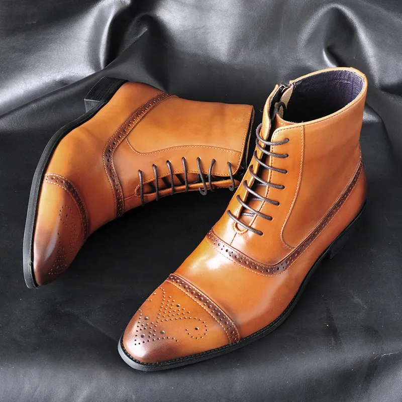Wildking Men's Classic Lace-Up Dress Oxford Shoes 3999