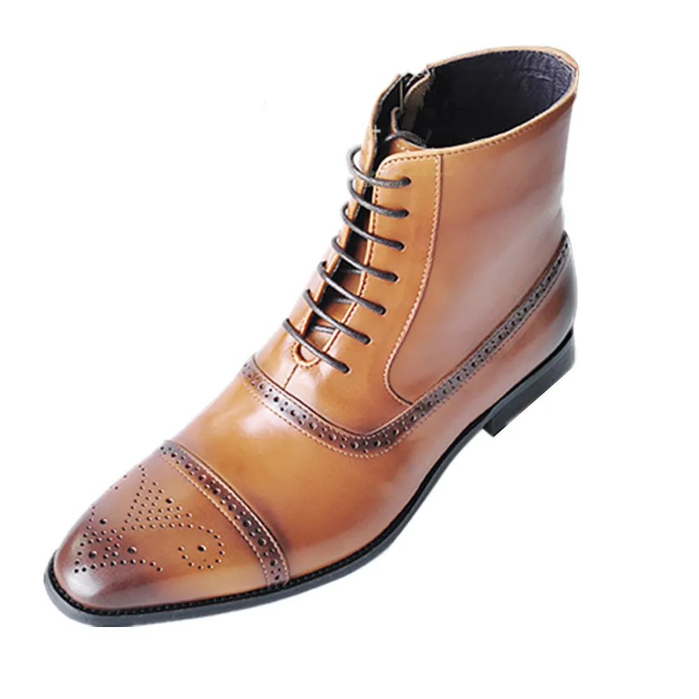 Wildking Men's Classic Lace-Up Dress Oxford Shoes 3999