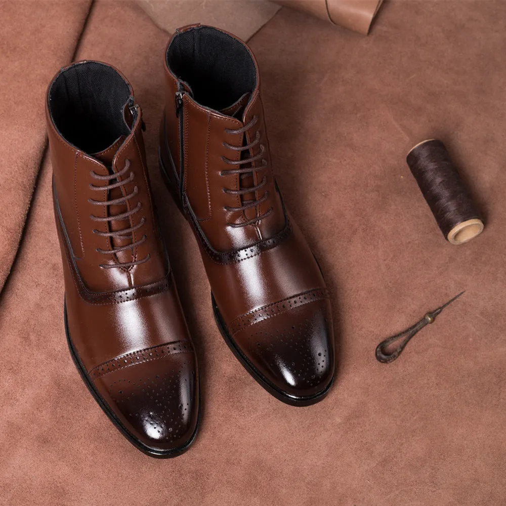 Wildking Men's Classic Lace-Up Dress Oxford Shoes 3999