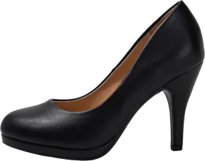Women's Fermin Dress Pump with Stiletto Platform Round Toe Heel