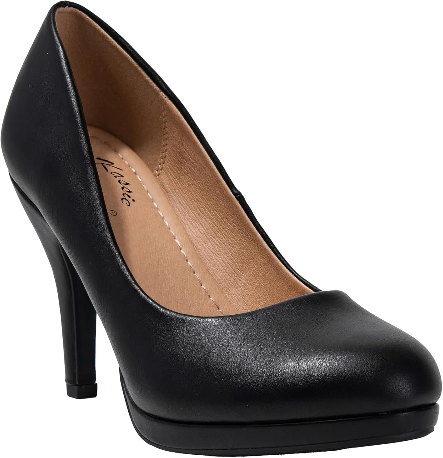 Women's Fermin Dress Pump with Stiletto Platform Round Toe Heel
