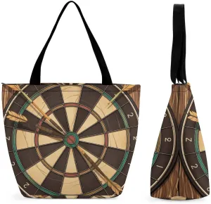 Women's Handbags Arrow Target Board Shopping Bag Leather Tote Bag Satchel Bags