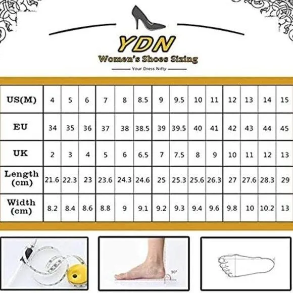 YDN Black Glitter Pointed Toe Slingback Low Heel Slide Sandals Dress Pump